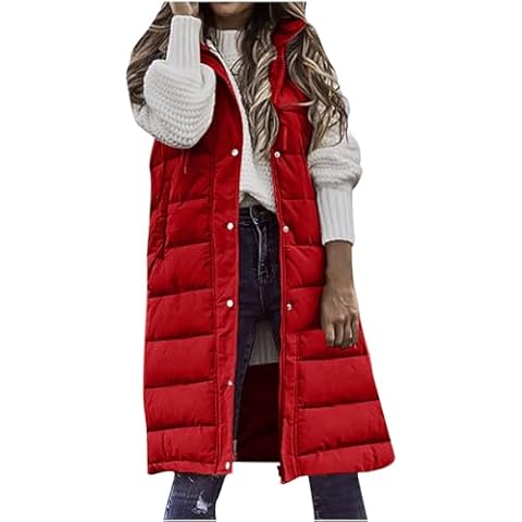 Women Hooded Padded Gilet for Winter Cover