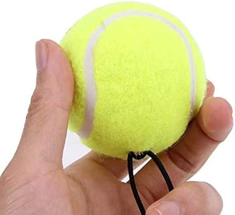 3 Pcs Tennis Training Ball With String, Trainer Balls Self Practice and Replacement Tool, Ideal for Indoor and Outdoor Practice