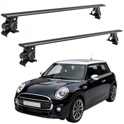 SYDSZ Cross Bar Roof Rack Fit for Mini Clubvan R55/R50/R56/F54, Capacity Roof Rack for Bare Roof, Heavy Duty Aluminum Roof Cross Bars Rooftop Luggage Rack