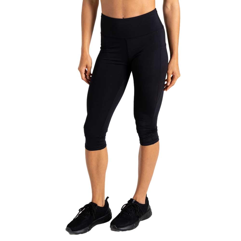 Dare2b Womens Influential II 3/4 Leggings, Black, 18 EU