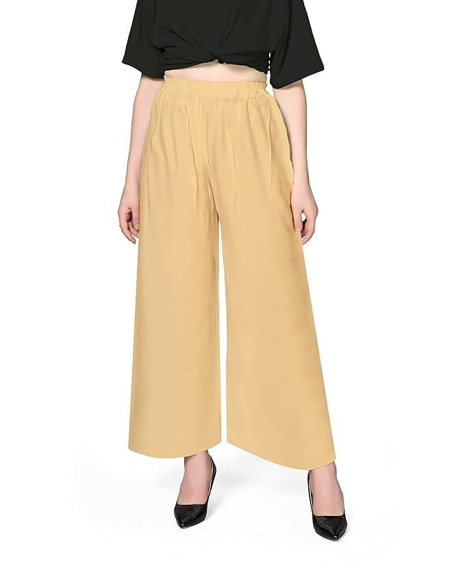 kanna fabric Stretchable, Elegant and Easy Wash-Ankle Length Women Chikan Palazzosize-picture-18