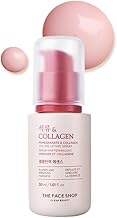 The Face Shop Collagen & Pomegranate Volume Lifting Face Serum | With 10% Marine Collagen & Hyaluronic Acid for Firming, Wrinkle Care & Intense Hydration | Korean Skincare Serum, 30ml