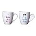 Pfaltzgraff Everyday Mug, Soon to be Mrs. and One Lucky Mr., 18-Ounce, Set Of 2