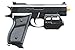 UKARMS UK Arms V1918A Spring Powered Airsoft Pistol w & Light (Color: Black)