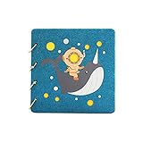 Álbum de recortes en blanco: rotación de hoja de 360 grados, se mantiene plano cuando se abre, hágalo usted mismo. Estos serán los regalos personalizados perfectos.