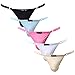 YKC Men Briefs Low Rise Ice Silk Sexy String Bikini Briefs Underwear 6Pack