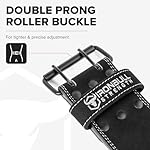 Powerlifting Belt - IPF Approved – Weight Lifting Belt 10mm - Prong Weightlifting Belt for Squats, Deadlift, and Bench Press – Lifting Belt Leather 4in for Men and Women – Back Brace for Gym, Workout, Strength Training, Strongmen & Power Lift - Image 5