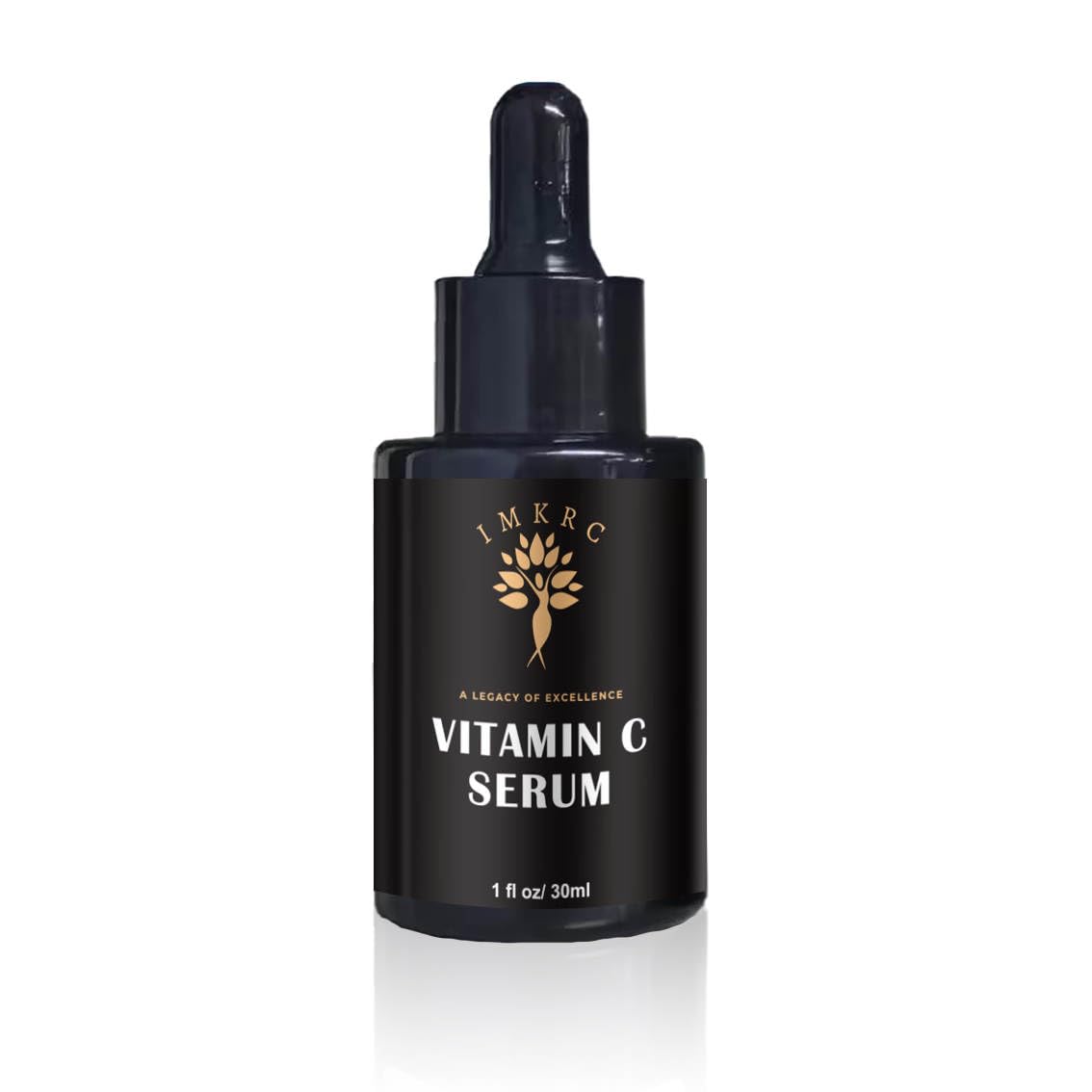 IMKRC Vitamin C Serum, 20% L-Ascorbic Acid, with Hyaluronic Acid, Ferulic Acid, Vitamin E, 30ml