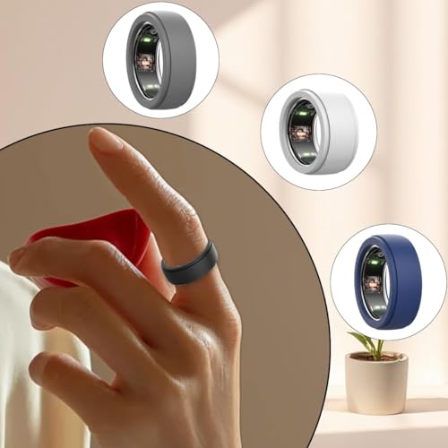 Image of 4 Pcs Smart Ring Cover, Ring Protector, Ring Cover for Smart Rings, Suitable for Men & Women, Gym, Workout, Wear