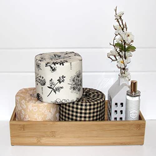 Amazon.com: Decorative Toilet Paper Covers, 9 Paper Wraps, 3 of Each of ...