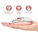 Jelly Comb 2.4G Slim Wireless Mouse with Nano Receiver, Less Noise, Portable Mobile Optical Mice for Notebook, PC, Laptop, Computer, MacBook (Flamingo)