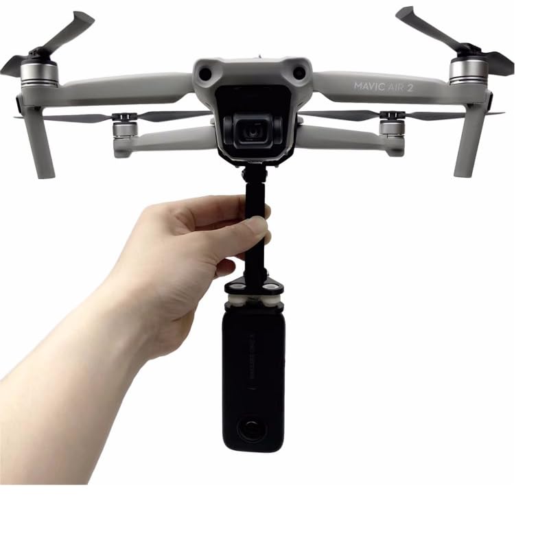 Uchwyt do kamery sportowej GoPro/Osmo Action mocowania Insta360 nagrywania filmów w locie dla Dji, Mavic Air 2 i drona 2S