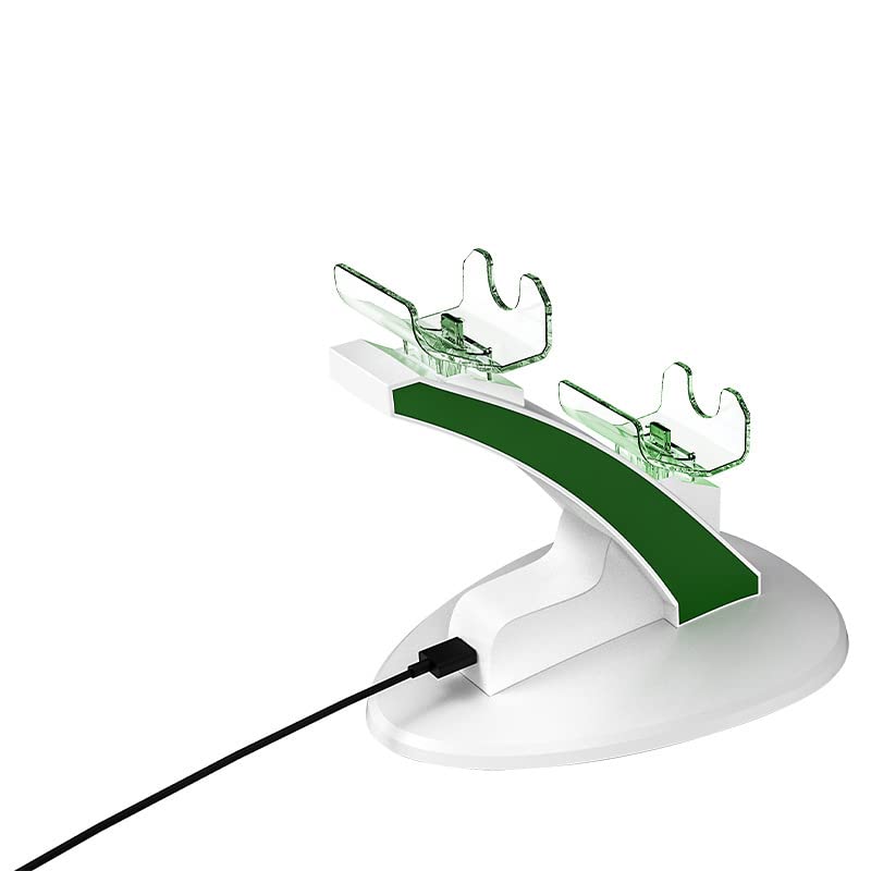 Dock di Ricarica Wireless per Doppio Controller per Aeromodelli, Doppio Supporto per Controller con Base di Ricarica Rapida, per Un'Esperienza di Gioco Migliorata