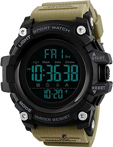 CHEETAH Digital 1384 Khaki Single Watch Strap Color Khaki Dial Color Black Watch for Boys (B0927NGGWS) Amazon Price History, Amazon Price Tracker