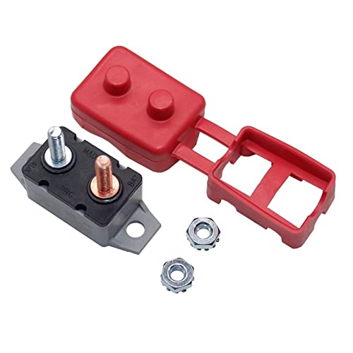 Disjoncteur de batterie 12V 24V protection circuit 30A fusible réarmable pour marine et auto