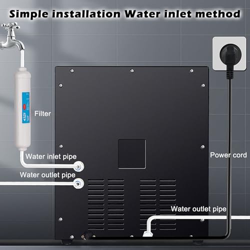 Dispensador de agua con máquina de hielo portátil miniatura 5