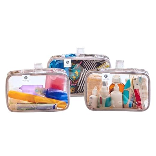 Kit 3 Necessaire Organizadora Multiuso Porta Pertences Acessórios Transparente TAM PP - Bubag!