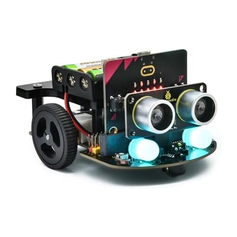 KEYESTUDIO Micro:bit V2 Robot Starter Kit (without Microbit) for Makecode and Python Cover