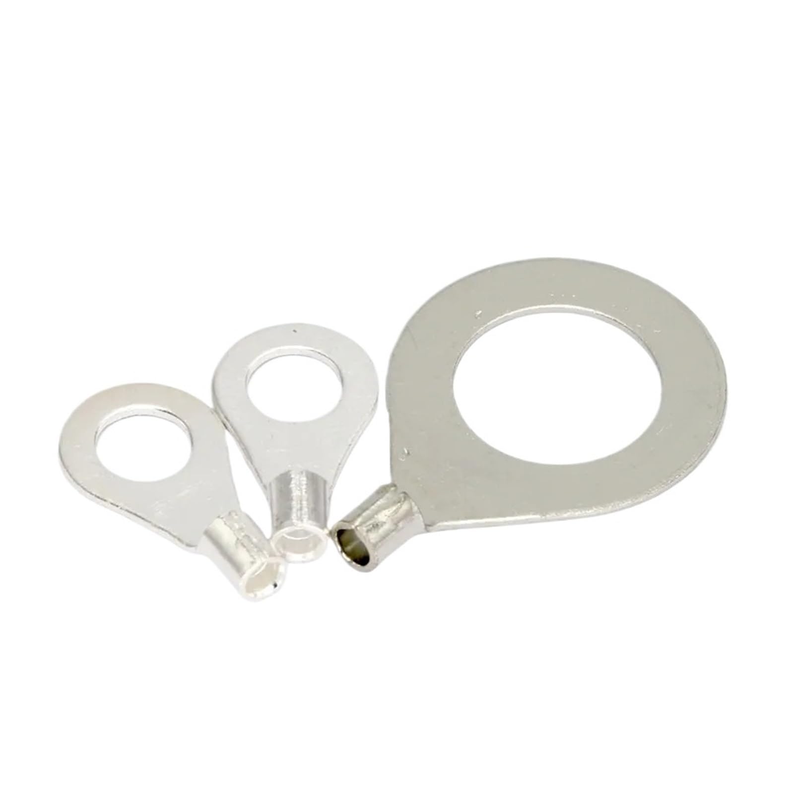 Taronix Ot0.5-4 (Copper) Copper Wire Lugs Ot Ot0.5-3/4 Ot1-3/4 0.5/1Mm2 Wire Cable Copper Connection Round Ring Tongue Connector Lug Spade Non Insulated Crimp Terminal(,Quantity-100Pieces)