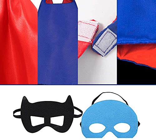 Set 4 piezas capes y máscaras para niñas miniatura 4
