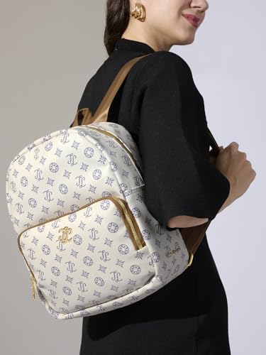 Image of Lavie Signature Women's Colourblock Conway Fashion Backpack for Women | Fashion Backpack for Work | Ladies purse | Stylish Shoulder Bag | Gift For Women
