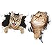 Pegatina De Gato 3D - Pegatinas Pared Gatos - Vinilo - Graffiti, Decoración Para Portátiles, Equipaje, Bicicletas, Pegatinas De Pared - Tatuajes De Pared - Nevera 2 PCS