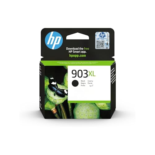 HP 903XL T6M15AE, Negro, Cartucho de Tinta de Alta Capacidad Original, compatible con impresoras de...
