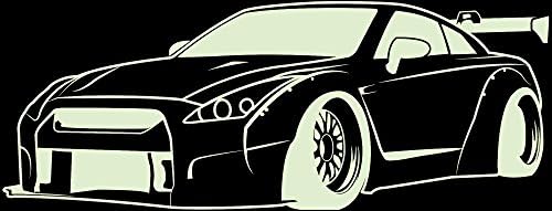 Nissan GTR R35 Libertywalk JDM Skyline Vinyl Wall Decal