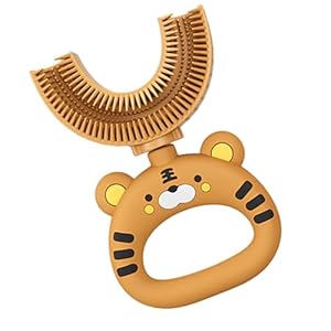 Comfoliving U-förmige Tiger Kinderzahnbürste JH24H56TRMO39SSVD1B