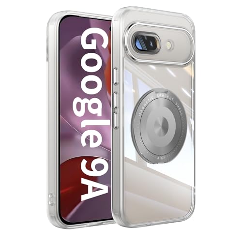 Fadkzyxr Google Pixel 9a �P�[�X �����O�t�� 360°��]�\ �X�^���h�@�\ MagSafe�Ή� ���b�v�z�[���t�� �X�}�z�P�[�X �O�[�O�� �s�N�Z�� 9a �P�[�X �g�уJ�o�[ �ϏՌ� �}�O�Z�[�t�Ή� �����^ �������-�z���C�g