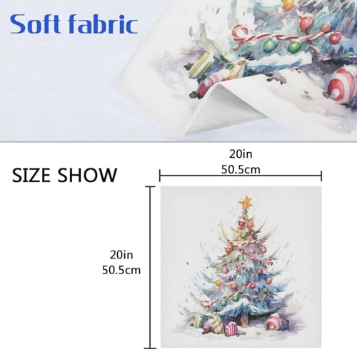 Servilletas de Tela Navidad Multicolor Pack de 6 miniatura 6