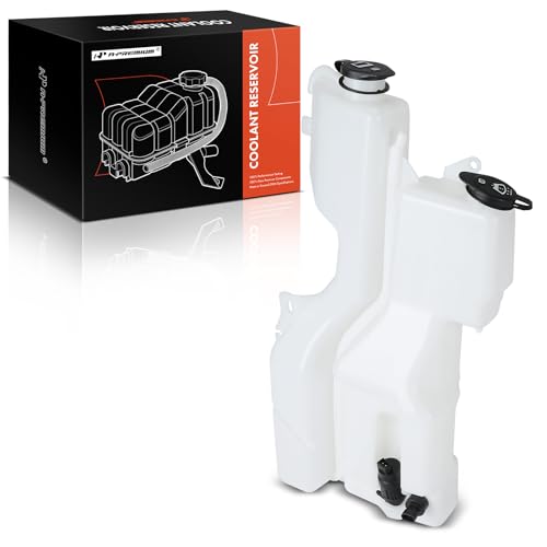 A-Premium Engine Coolant Overflow Recovery Reservoir Tank with Cap and Sensor Compatible with Dodge Dakota 2005-2007 & Mitsubishi Raider 2006-2009, 3.7L 4.7L