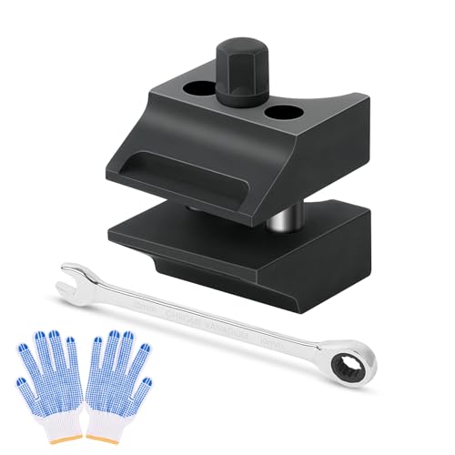 vsshe Separador de suspensión con buje Dividido, semibujes de Amortiguador, Herramienta separadora, para vehículos con Guantes y Llave, para Mantenimiento del vehículo