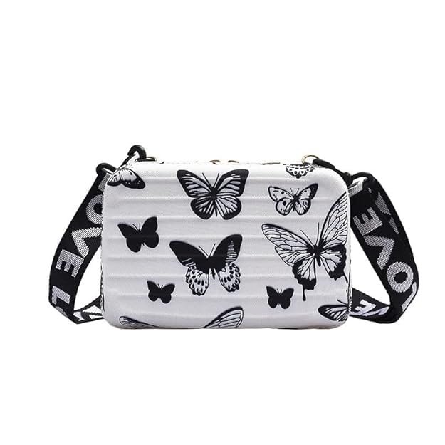 See full amazon price history chart for HAYSCH Forever Young Sling Bag For Women And Girls | Crossbody & Mini Suitcase Box | Multi pattern with Detachable Shoulder Strap and Convertible into Cosmetic (MICKEY) HAYSCH Forever Young Sling Bag For Women And Girls | Crossbody & Mini Suitcase Box | Multi pattern with Detachable Shoulder Strap and Convertible into Cosmetic (MICKEY) (B0D2B6DGVB) Amazon Price History, Amazon Price Tracker