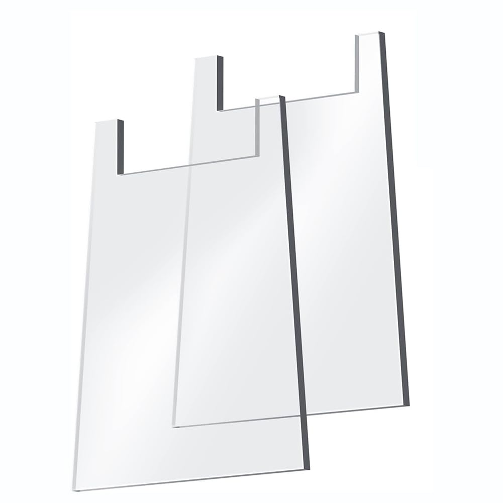 Hndhbfgrt Couch Wall Stopper, Clear Acrylic Wall Spacer for Square Legs Within 3", Prevents Furniture Movement, 2Pcs