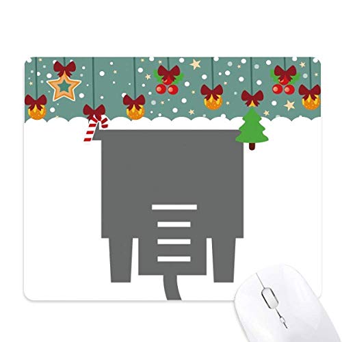 Tapis de souris noir avec câble de charge intégré pour bureau et informatique