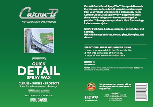 Quick Detail Spray Wax™, 16 OZ miniatura 2