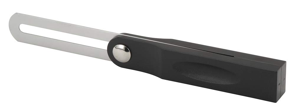 Stanley 0-46-825 - Escuadra de carpintero falsa 200mm, Hoja de acero al carbono resistente, Sistema de bloqueo, Compacta, Ranuras de agarre, Versátil para marcar diferentes ángulos