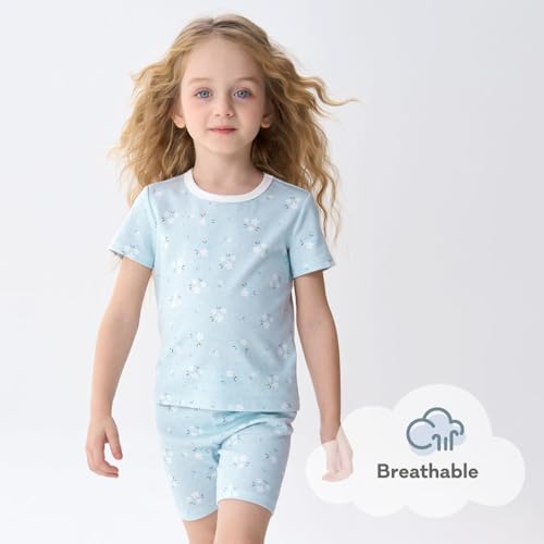 Image of pureborn Baby Pajamas Set Toddler Snug Fit Cotton Sleepwear 2pcs 12M-7Y