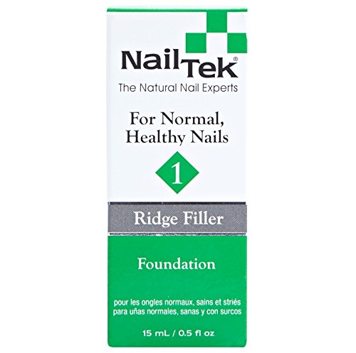 Nailtek Foundation No.1 Ridge-Filling Nail Strengthener Base Coat, 0.5 Fluid Ounce