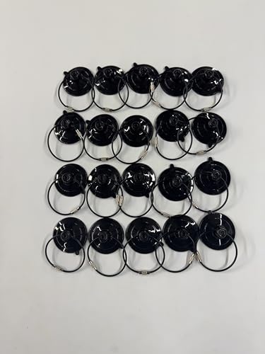 ZenEclipse Blackout Window Cover Black Replacement Suction Cups-Set of 20