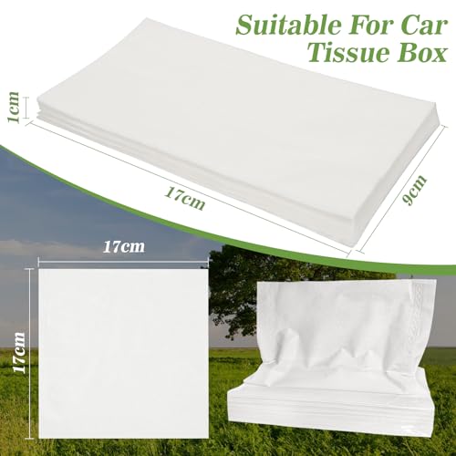 image for Sukh Soft Facial Tissue Paper-Car Travel Tissue Paper Refill Auto Viso