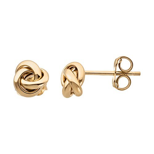 Preisvergleich Produktbild Ohrstecker 333 Gold Damen Ohrring Knoten Gelbgold Ohrschmuck 159447