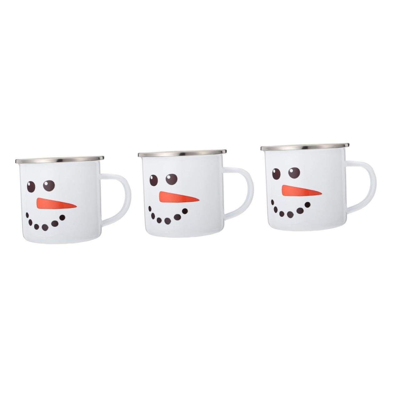 MAGICLULU Emaille Becher Kaffeebecher Auslaufsicher Isoliert Getränkebecher Glaswaren Stahlbecher Doppelte Neuartige Trinkgläser Pint Wiederverwendbar Neuartiger Becher