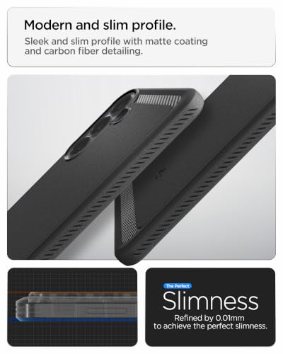 Image of Spigen Rugged Armor Case for Samsung Galaxy S26 FE, Matte Black