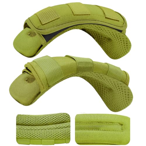 ZINMARK 2-Pack Shoulder Pad Ultra-Thick Tactical Vest Cushion for Laptop Bags, Messenger Bags, Briefcase Bags, Luggage Bags, Tool Bags, Travel Bags and Most Bags, Army Green
