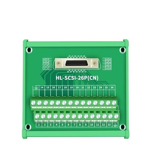 Módulo SCSI-26 SESI hembra para montaje en riel DIN de automatización industrial