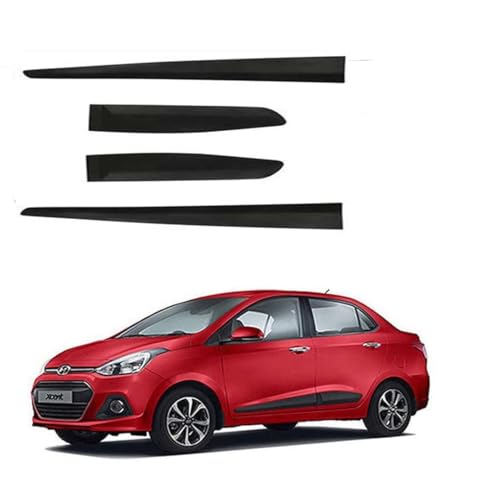 Image of Car Door Body Side Beading /Molding /Cladding for Hyundai Xcent Set of 04