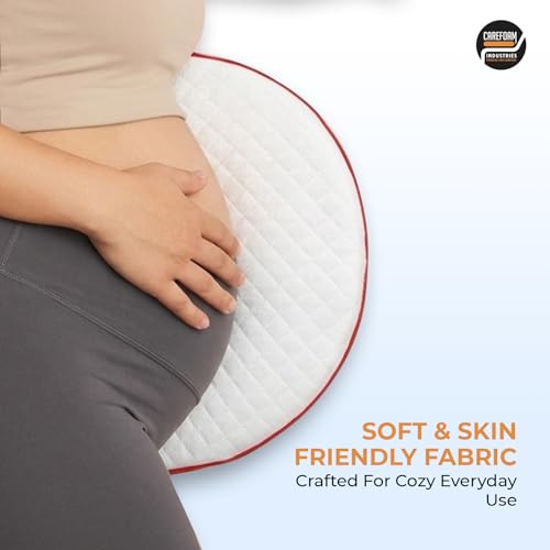 Image of CareFoam Pregnancy Pillow Adjustable Butterfly Design for Sleeping|Memory Foam|Full Body Maternity Pillow for Belly, Back, Hips & Legs Support|Soft, Breathable & Travel-Friendly