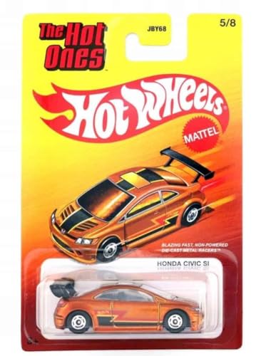 Hot Wheels The Hot Ones Die Cast Single Cars JBY68 - Honda Civic SI JBY73